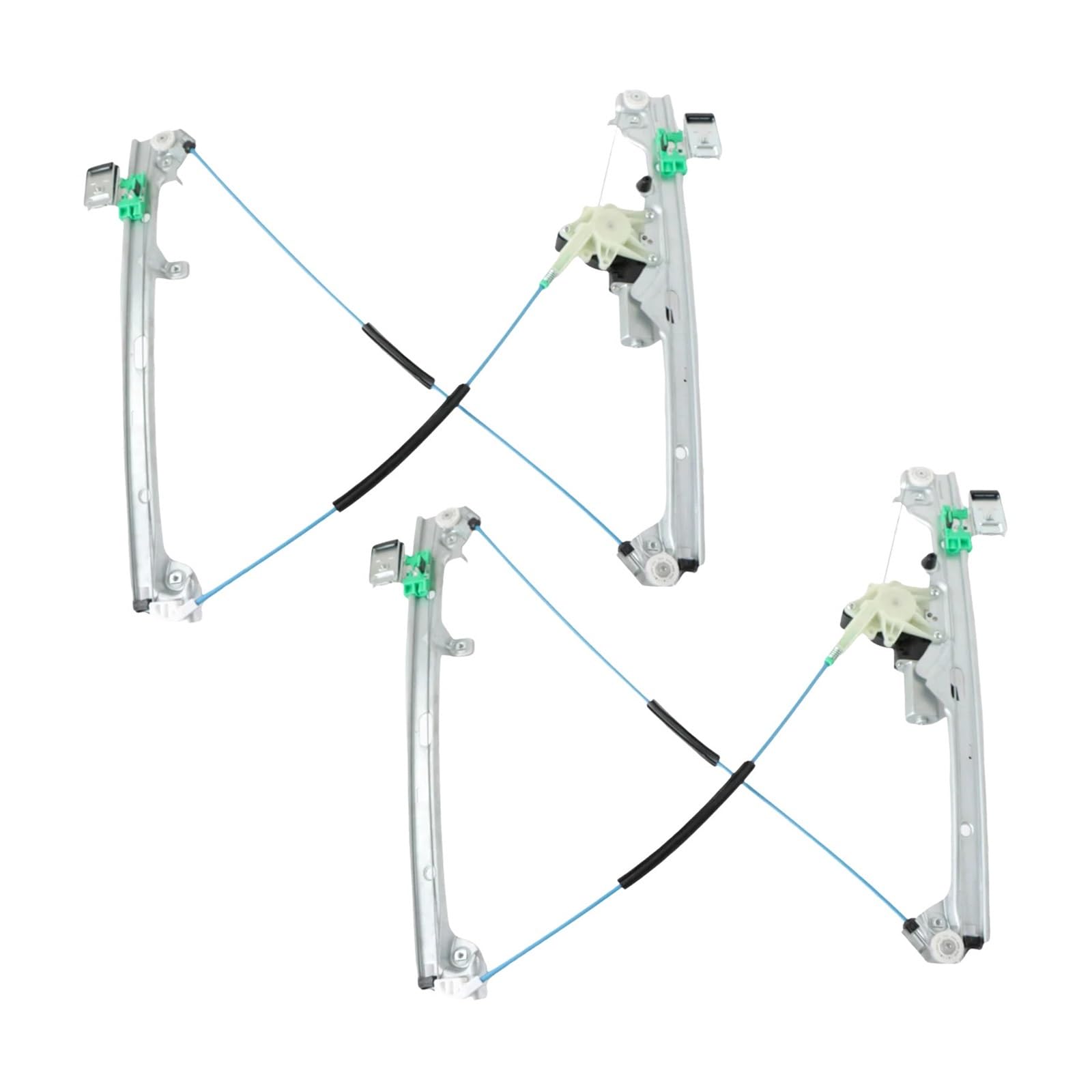 Hdrefirtd One Color Window Regulator Motor Power Window Regulator Fit For 1999-2006 Silverado 1500 W/Motor Front Left & Right 741-644 741-645 Elevalunas
