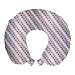 ABAKUHAUS Stati Uniti d'America Cuscino da Viaggio, Patriotic Salute occidentale, Accessorio in Schiuma di Memoria per Viaggio, 30 cm x 30 cm, Grigio Indaco Rosso