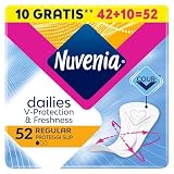 Nuvenia - Proteggi Slip Anatomici Stesi Freschezza Quotidiana - Massimo Comfort e Protezione - Confezione da 52 Salva Slip