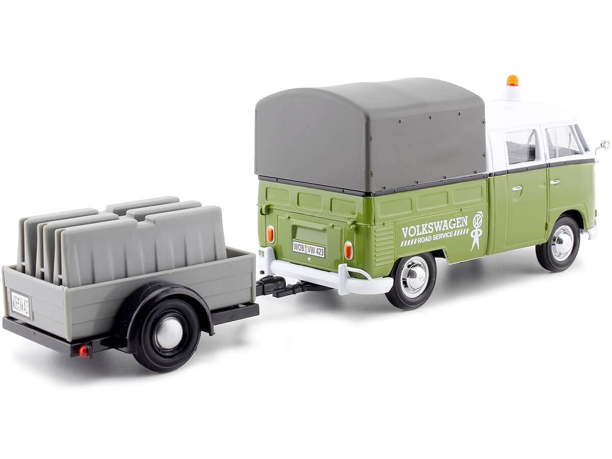 ミニカー Auroramode RWB964 VW-T1 trailer set VOLKSWAGEN T1 BUS VW PORSCHE 964 &TRAILER FALKEN SET 1/64 BY