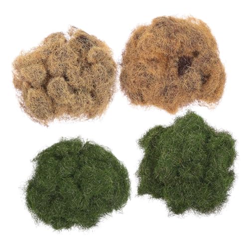 AGFELO 鉄道 モデル 芝生 モデル 電車 風景 フェイク 常緑樹 芝生 ドールハウス 人工 風景 フェイク 用 村 用 ジオラマ 砂 レ