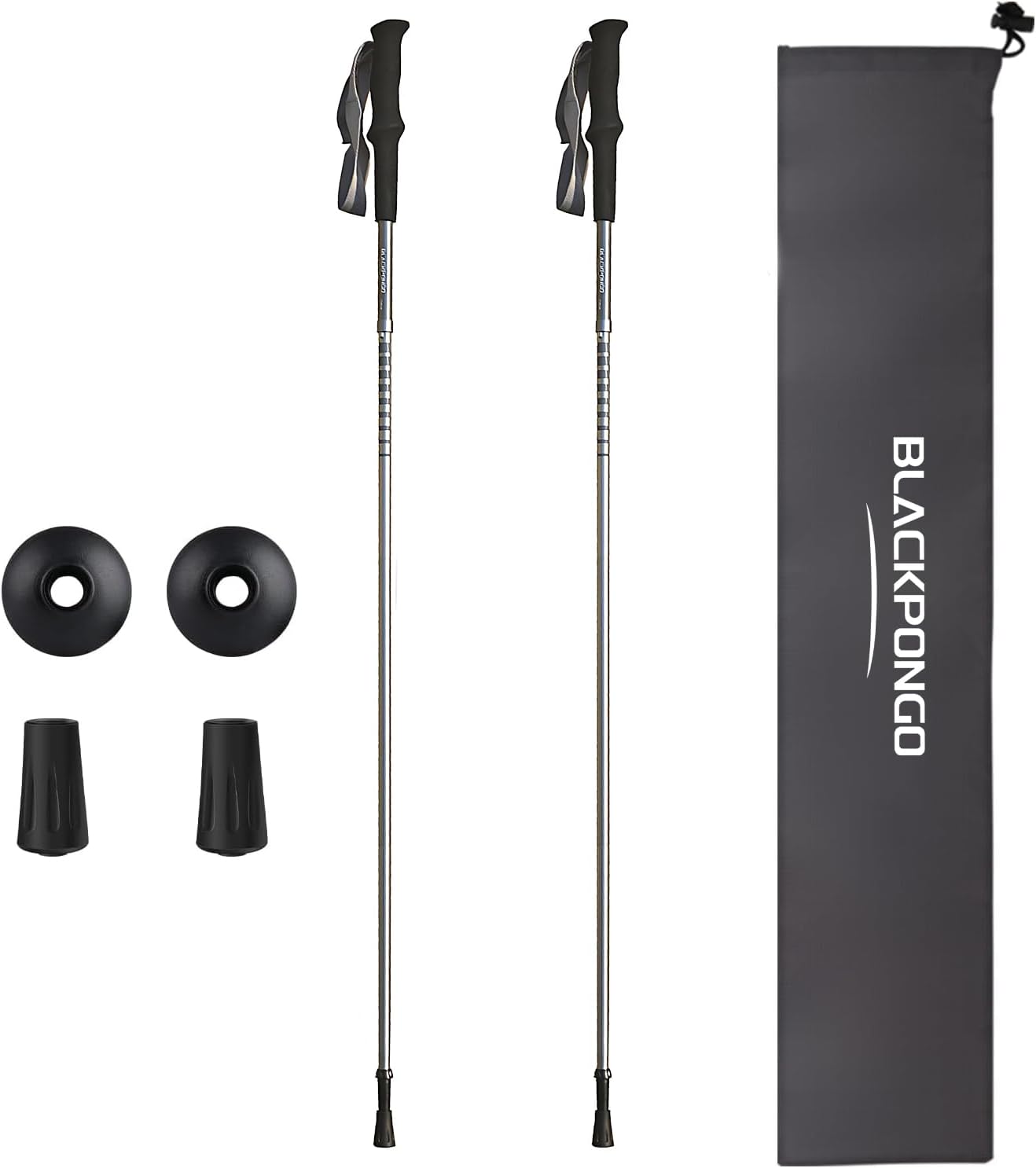 Trekking Poles – Lightweight, Collapsible Hiking Poles for Snowshoe & Backpacking Gear – Pair of 2 Walking Sticks for Hiking, 7075 Aluminum with EVA Grip Trekking Poles – Lightweight, Collapsible Hiking Poles for Snowshoe & Backpacking Gear – Pair of 2 Walking Sticks for Hiking, 7075 Aluminum with EVA Grip