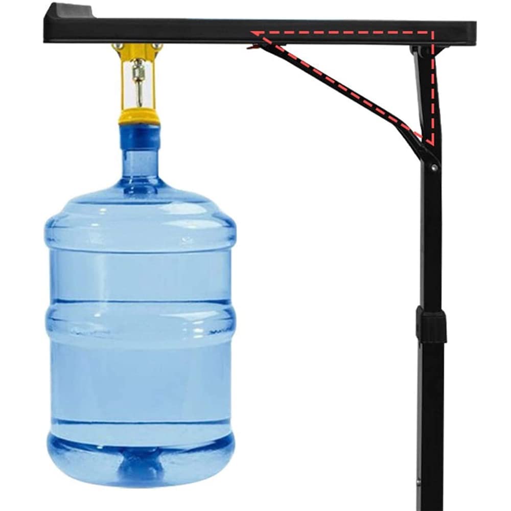 RELOVE Tavolino leggero, da letto medicalizzato, scrivania informatica, ufficio gaming, divano per computer portatile, altezza pieghevole con 4 ruote, (43 * 43 * 69 cm (nero))