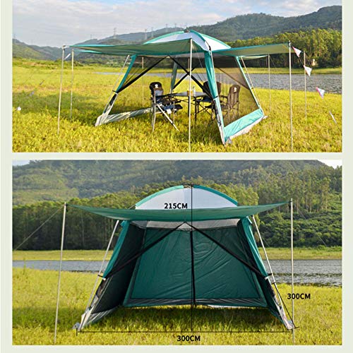 Carpa ligera de camping tipo domo para 5-8 personas impermeable miniatura 7