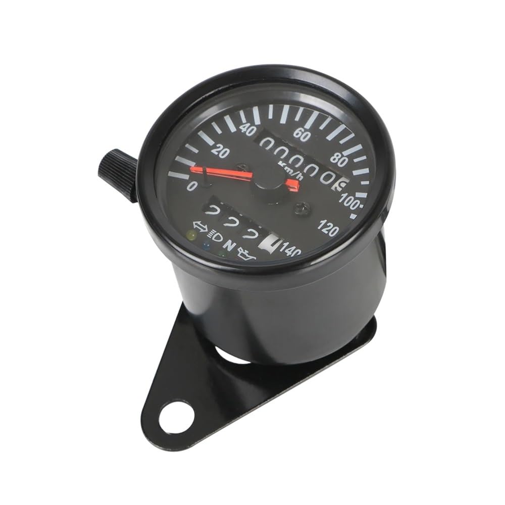 ゲージ オドメーター タコメーター バックライトインジケーター オートバイスピードメーター カフェバイク用 12V 走行距離計 ユニ