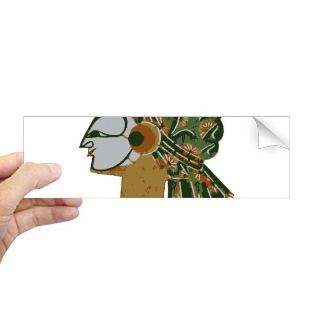 Sticker rectangulaire pour fenêtre motif ombre chinoise DIYthinker