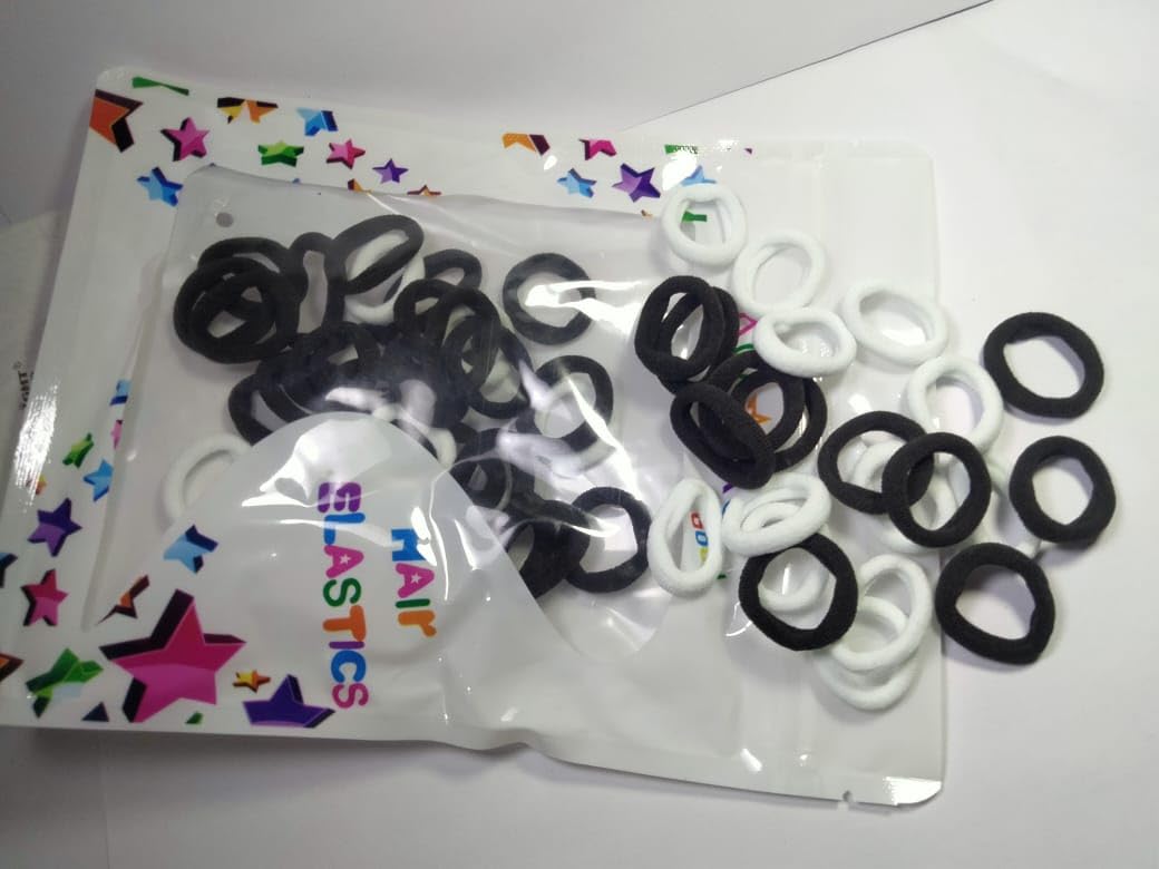 The Glam Niyati Hair Bands Ties,100pcs Tiny Soft Elastic Rubber Bands Not Hurt Hair for Toddler Baby Kid Black (B0D15RXPJ7) Amazon Price History, Amazon Price Tracker