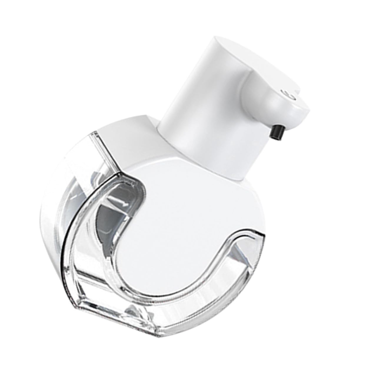 Dispenser di Sapone Automatico in Abs Sensore a Infrarossi Riutilizzabile 430ml Bianco 4 Livelli Regolabili per Uso Domestico da Tavolo o Parete