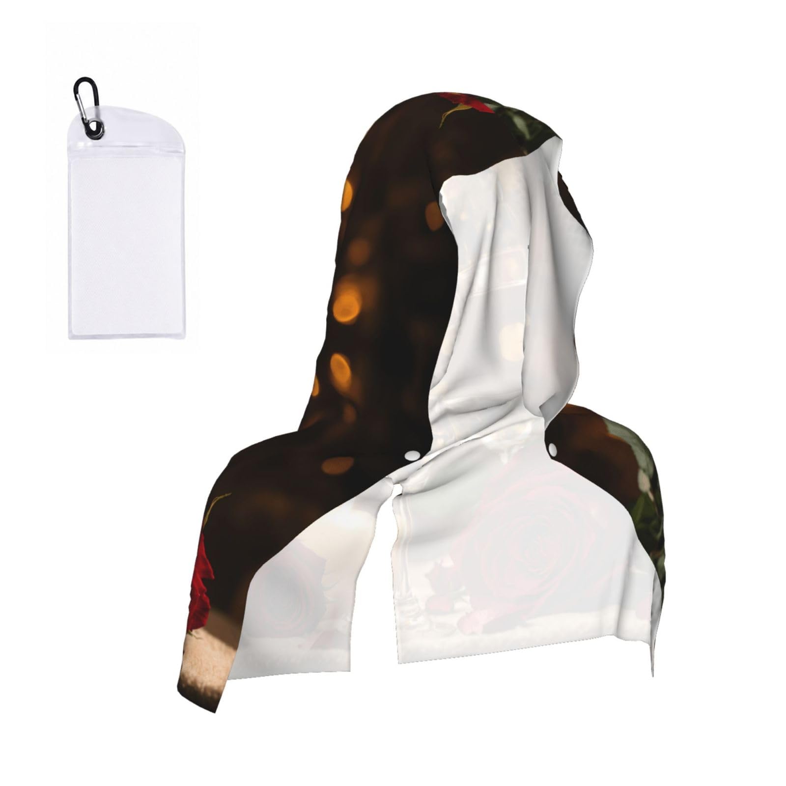 ZYJHYY Red Rose And Wine Romantic Lovers Print Unisex Swimming Towel Practical Camping Towel Skin-Friendly Cooling Towel For Workout Training