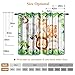 Renaiss 42 x 63 Inch Safari Animal Blackout Curtains for Kids Bedroom Tropical Rainforest Lions Tigers Elephants Giraffes African Jungle Plant Print Curtain Drapes for Baby Nursery Room Decor 2 Panels
