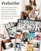 Vision Board Book Magazine for Women - 1000+ Diverse Pictures, Quotes, Self-discovery Exercises | Complete Collage Clip Art Supplies Kit for Adults | Ideal for Vision Mood Board Party & Manifestation