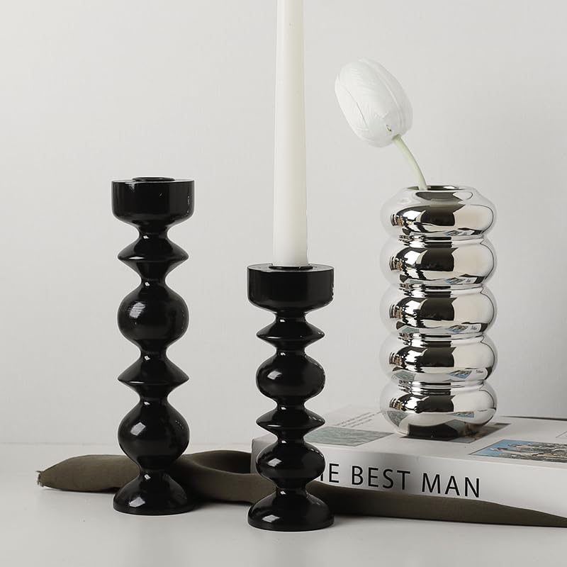 Candle Holder Stand Candlestick Holder Home Decoration Candle Holders for Brithday Dinner Decor de mesa Decora Candlestick Holders (2) (1)