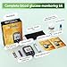 MicroTech Blood Glucose Monitor Kit 100 Strips & Lancets, No Coding, 500 Storage, Wider HCT for Family