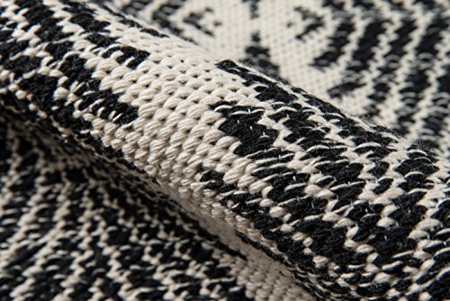 Tapete decorativo Erin Gates por Momeni 2' x 3' negro miniatura 6