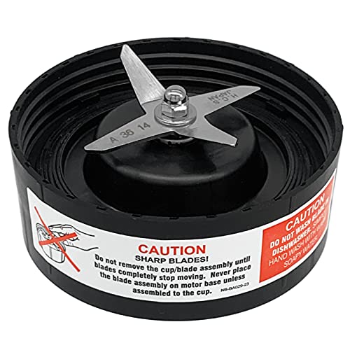 AUMUA Cuchilla Extractora Compatible con Nutribullet RX Batidora con Auto-iQ, 1700w Blender Piezas de Repuesto (1 paquete) Cover