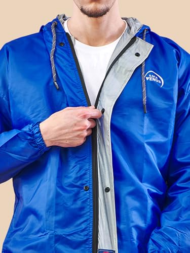 Image of LUX VENUS Reversible Rain Coat for Men.
