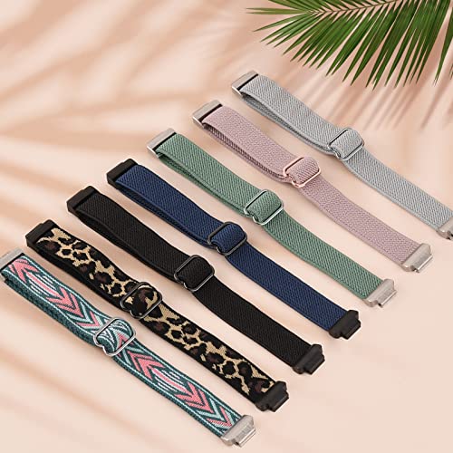 Elastic Nylon Bands Compatible With Fitbit Inspire 2 & Fitbit Ace 2 Bands, Soft Skin-Friendly Colorful Wristband Strap Bracelet Accessories For Fitbit Inspire 2 / Fitbit Ace 2 #TOP4