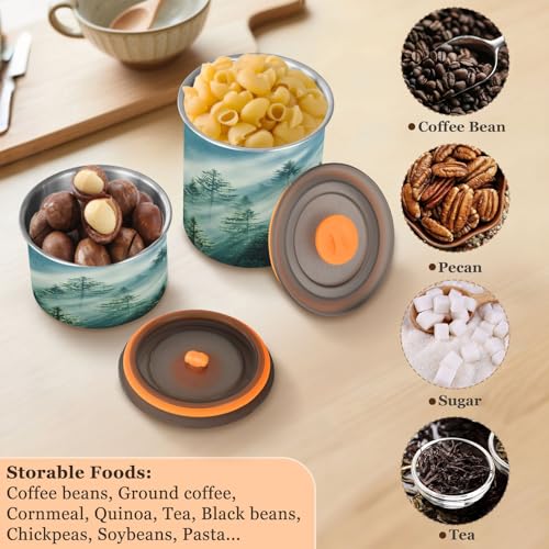 Contenedor Hermético de Café Acero Inoxidable 900 ml miniatura 6