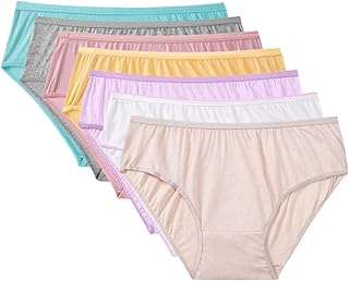 Sponsored Ad - Reljoyinn Women’s 100% Cotton Disposable Underwear Mid Waist Briefs Panties for Travel Hospital Stays Under...