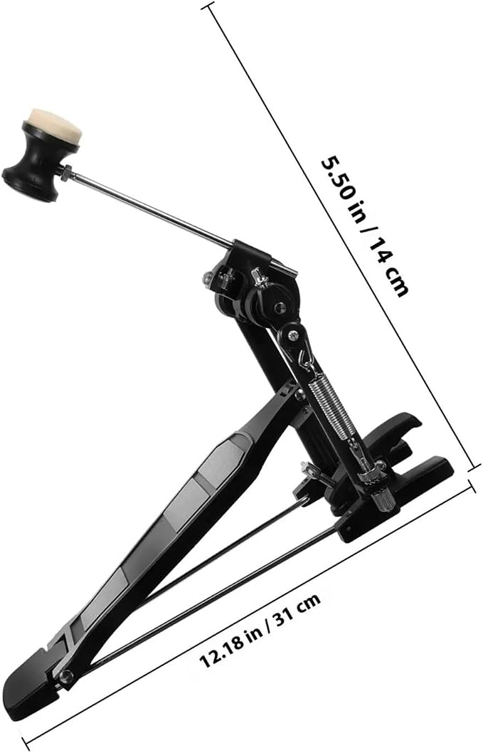 Pedal para Bombo de Aleación de Aluminio con Cadena Gruesa y Base Extendida miniatura 2