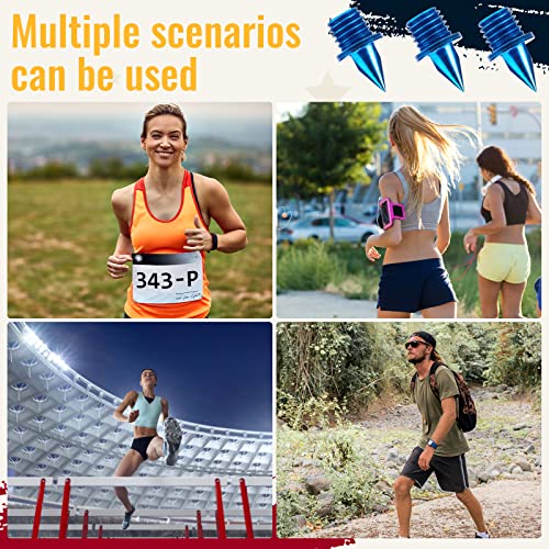 Videlly 100 Pieces Spikes For Track Shoes,1/4 Inch Track Spikes,Steel Track And Cross Country Spikes Golf Shoe Spikes With Spike Wrench,Replacement Spikes For Running,Hiking,High Jumping,Blue #TOP3