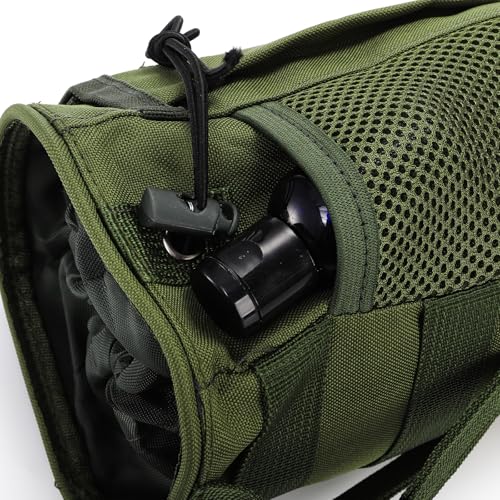 Image of Hiceeden 3 Pcs Tactical Molle Dump Pouch, Drawstring Dump Bag Magazine Ammo Pouch, Military Utility Belt Pouch for Outdoor, Camping, Traveling, Sport