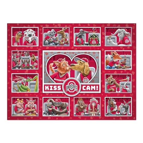 Image of YouTheFan NCAA Ohio State Buckeyes inchKiss Cam inch 500 Puzzle