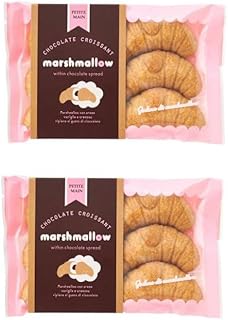 【2袋セット】チョコクロワッサンマシュマロ (プティマ) 6個入り クロワッサン型 マシュマロ チョコクリーム入り もちもち 不思議な食感 焼きマシュマロ