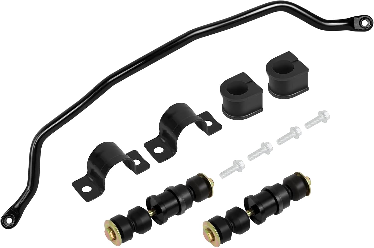 dasbecan 927-100 [33mm] front suspension stabilizer bar link kit compatible with chevrolet impala monte venture,pontiac montana grand trans sport, buick regal century 1997-2016 replace#10257316