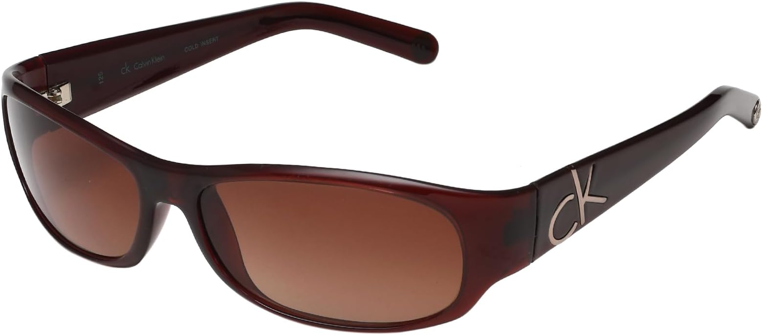 Calvin KleinGradient Rectangular Women Sunglasses -(CK 3050 172 S |62| Brown Color Lens)
