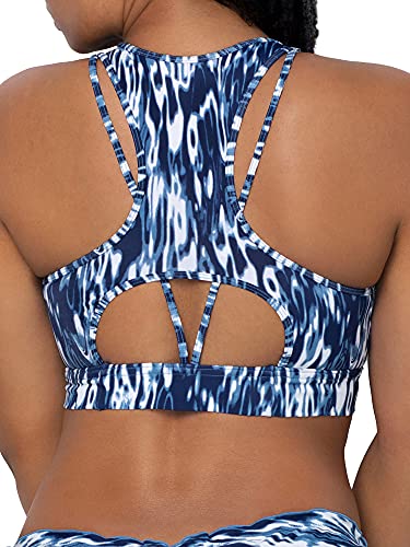 Smart & Sexy Women's Swimwear Racerback Bikini Top – Cut-Out Design for a Bold Look2