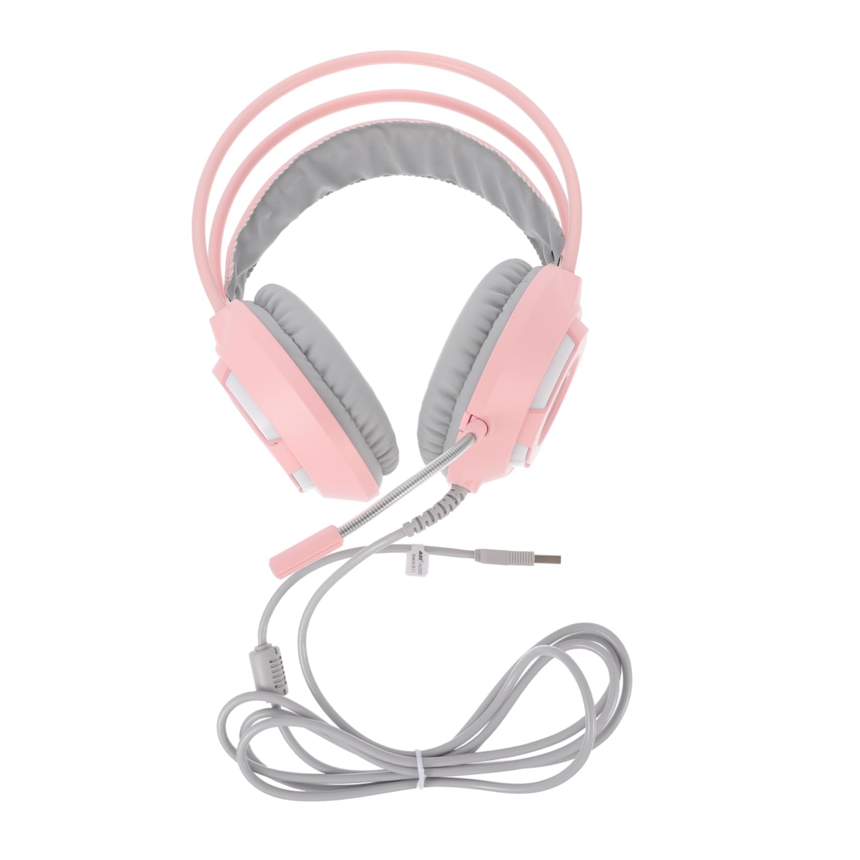 Auriculares para Juegos Ax120 Rosa Micrófono y USB