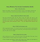 Fly Screens For Window Nets to Keep Bugs Out Mosquito Net Window Insect Screen Mesh | Cut To Size | With Impoved Mushroom Hook Adhesive Tape & Cutter - Image 5