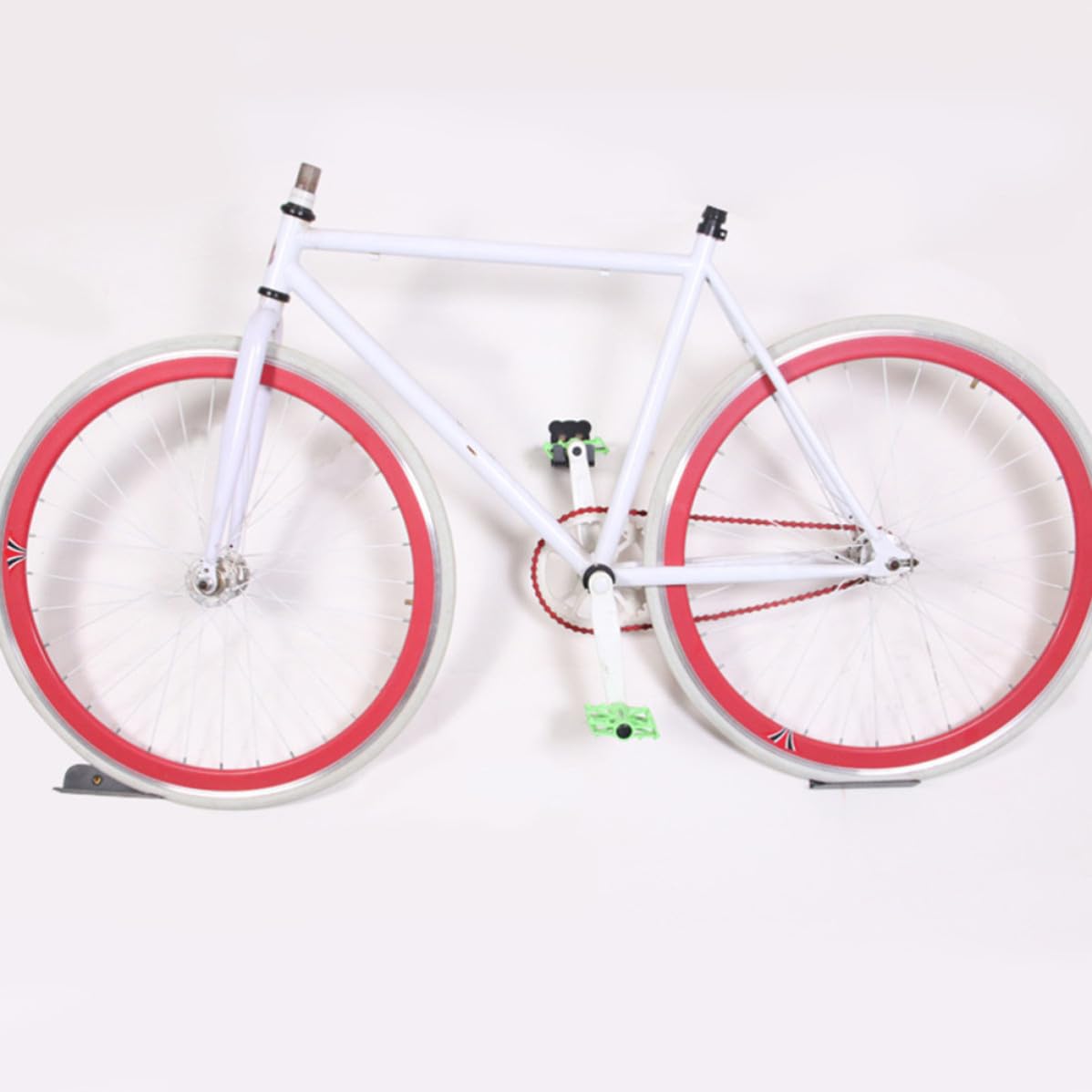 Gancio per Bici a Parete Struttura Triangolare, 2 Set