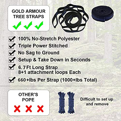 Double Hammock, Camping Hammock With 2 Tree Straps(16+2 Loops), Two Person Hammocks With 210T Nylon Parachute Portable Lightweight Hammock For Backpacking, Outdoor, Beach, Travel, Hiking, Camping Gear #TOP3