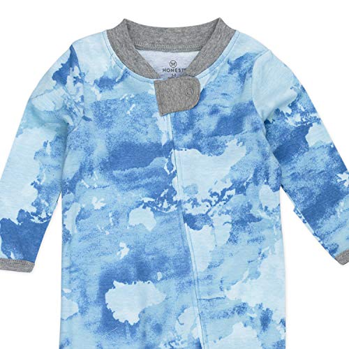 Image of HonestBaby Baby 2-Pack Organic Cotton Footed Pajama Sleep & Play