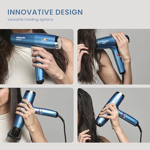 Image of BaBylissPRO Nano Titanium Professional Italian High-Speed Falco Hair Dryer - 2000 watts and Ionic