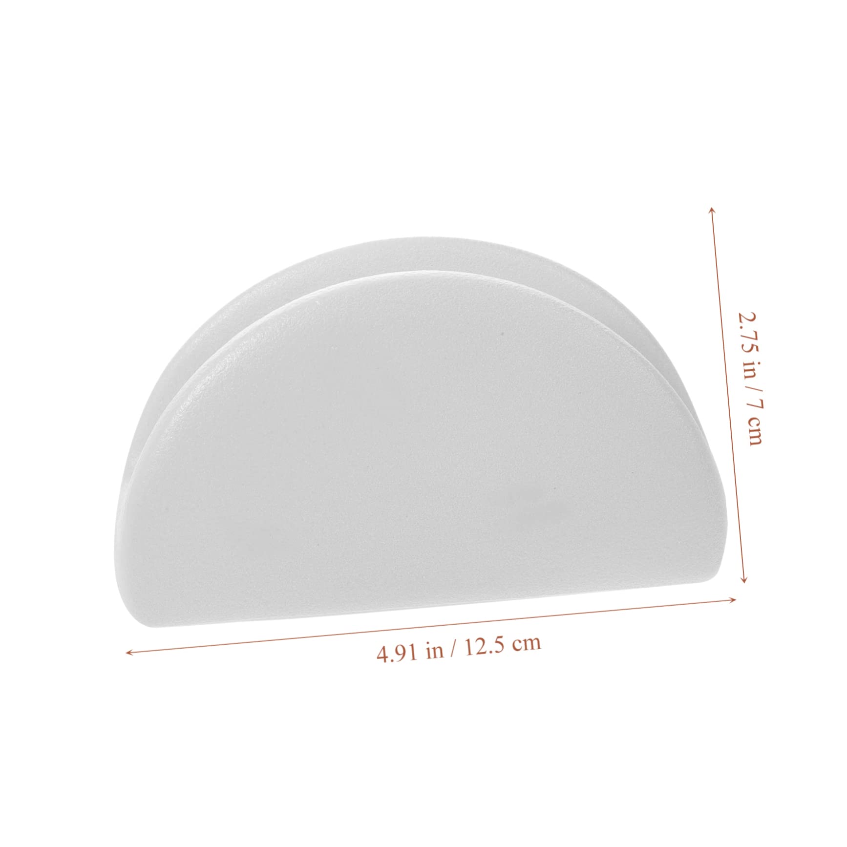 Porte-serviettes En Céramique Blanc - Style Rétro élégant - Pour Table Salle à Manger Ou Bureau - 12,5x7cm