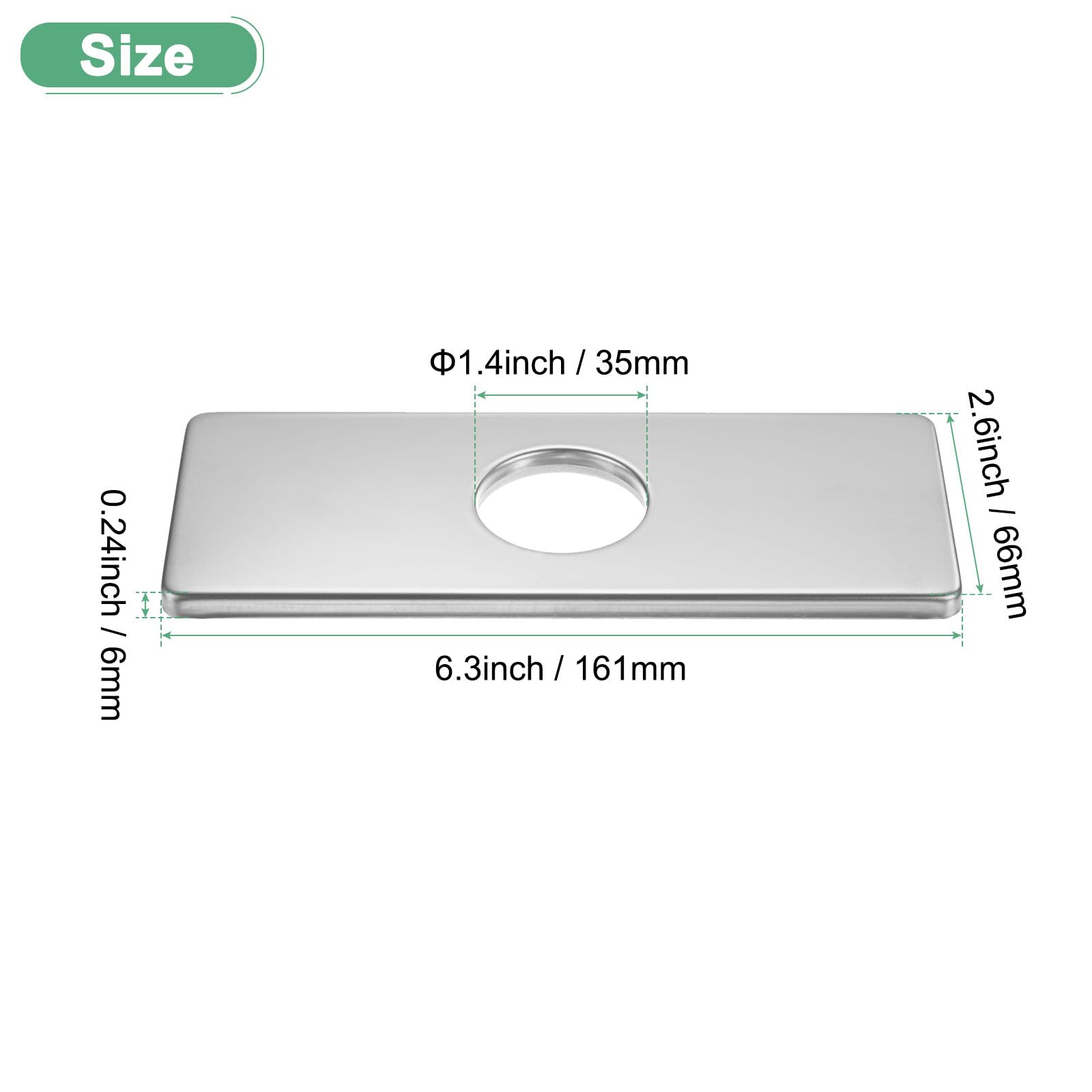 M METERXITY Faucet Deck Plate - Image 3