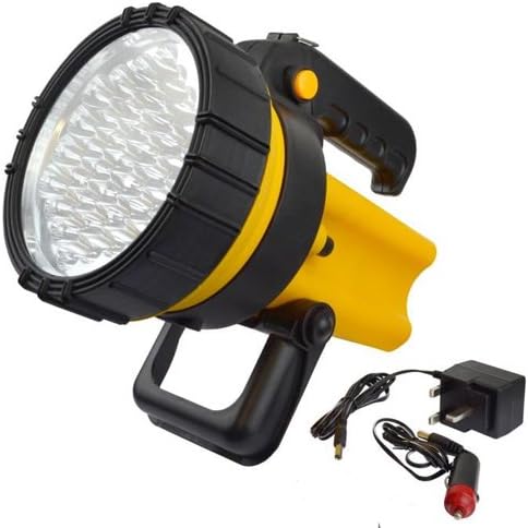 37 LED Torch Rechargeable Spotlight Lantern Work Light 1 Million Candle Power