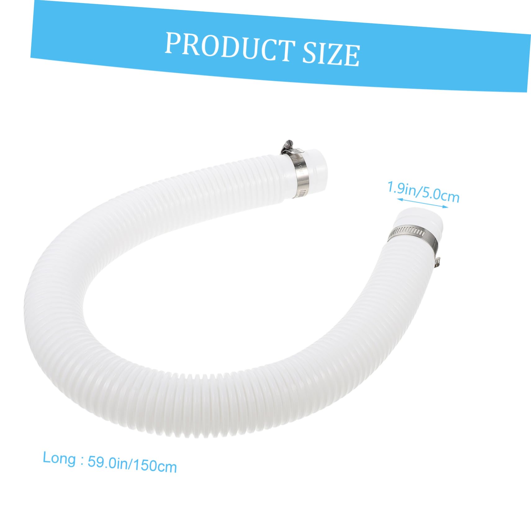 Manguera De Repuesto Para Bomba De Piscina Inflable Flexible y Resistente Compatible Con Filtros Gph Fácil Instalación Para Piscinas Desmontables y Depuradoras De Agua