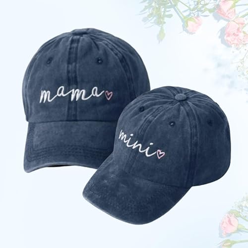 Miniatura 2 de Mama and Mini Hats For Women, Cute Mother Daughter Hats, Mom And Daughter Matching Hats, Mommy and Me Hats, Set of 2 Matching Toddler And Mommy Hats