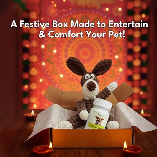 Image of Petroyale Dog Calming Chew and Plush Toy Combo, Pet-Friendly, Non-Toxic