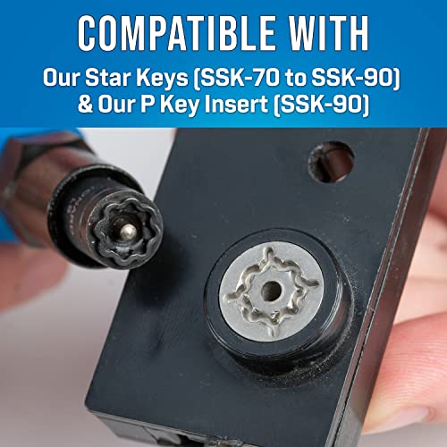 Jonard Tools SSK-950 Tools Can Wrench Kit with P Key & Star Key - Thumbnail 3