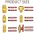 24 Feet High Pressure Braided Stainless Propane Hose Extension with 3/8" Female Flare,6 PCS Conversion Coupling for BBQ Grill, Fire Pit, Heater