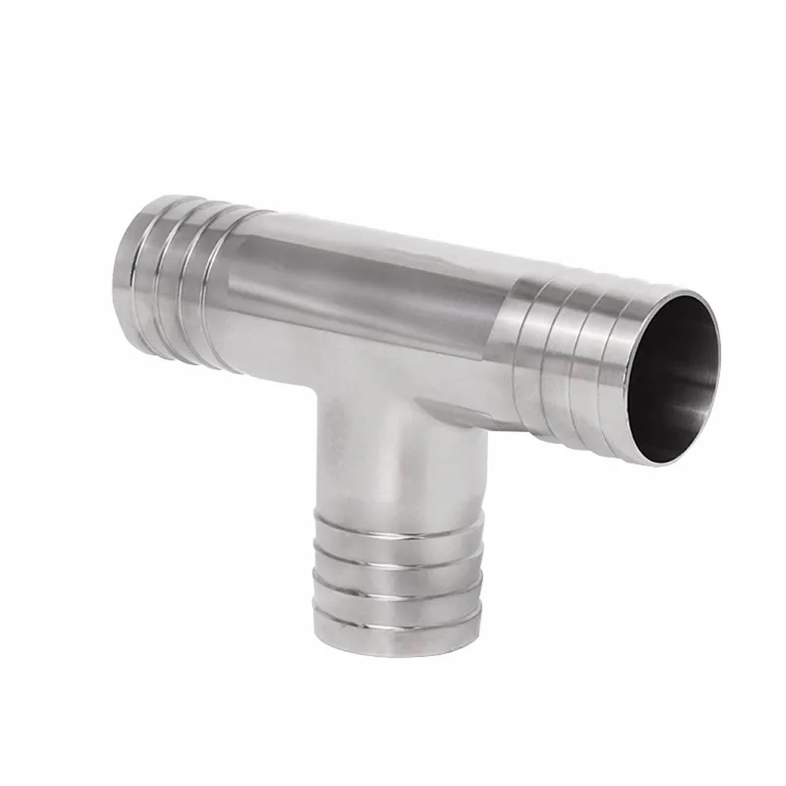 Raccord de Tuyau cannelé en Acier Inoxydable 304, 12,7 mm, 16 mm, 19 mm, 25 mm, 32 mm, 38 mm, 45 mm, 51 mm, connecteur à 3 Voies(45mm Barb)