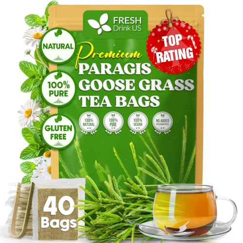 Image of FreshDrinkUS, Premium 40 Paragis Tea Bags, 100% Natural & Pure, Made with Natural Materials-Corn Fiber Tea Bags, Sugar /Gluten Free. Rich in Antioxidants.
