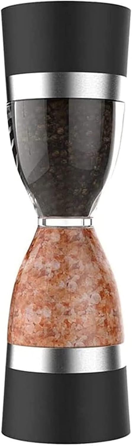 Salt and Pepper Grinder,2 in 1 Manual Pepper Salt Spice Mill Grinder Kitchen Seasoning Cooking Tools