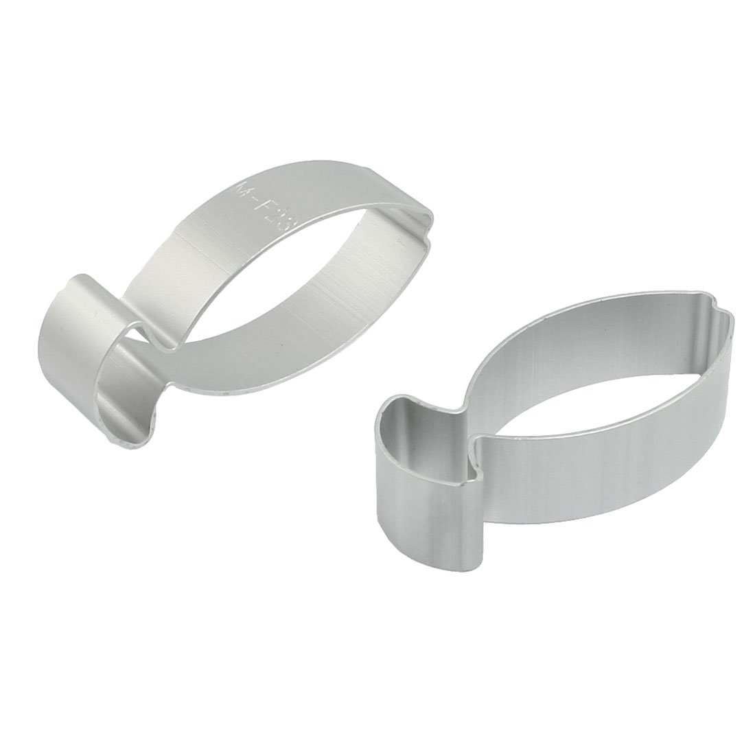 uxcell 2 Pcs DIY Baking Cake Cookie Biscuit Fish Design Metal Cutter Mould