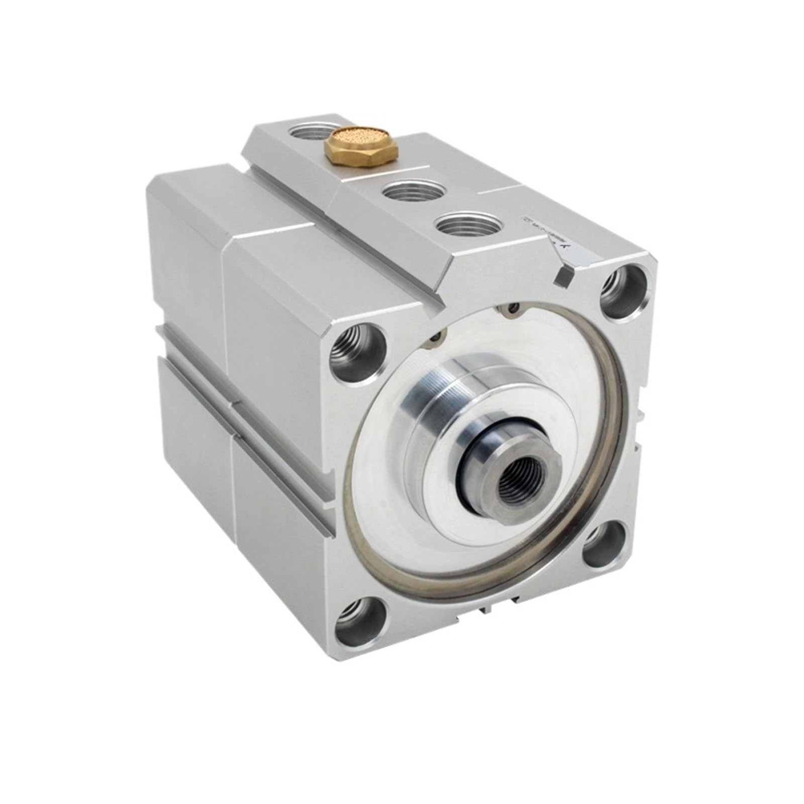Vérin pneumatique compact double effet série SDAT32 type Duplex alésage 32 mm à 5 10 15 20 25 30 35 40 45 50 mm(SDAT32x10x0,-S(with magnetism))